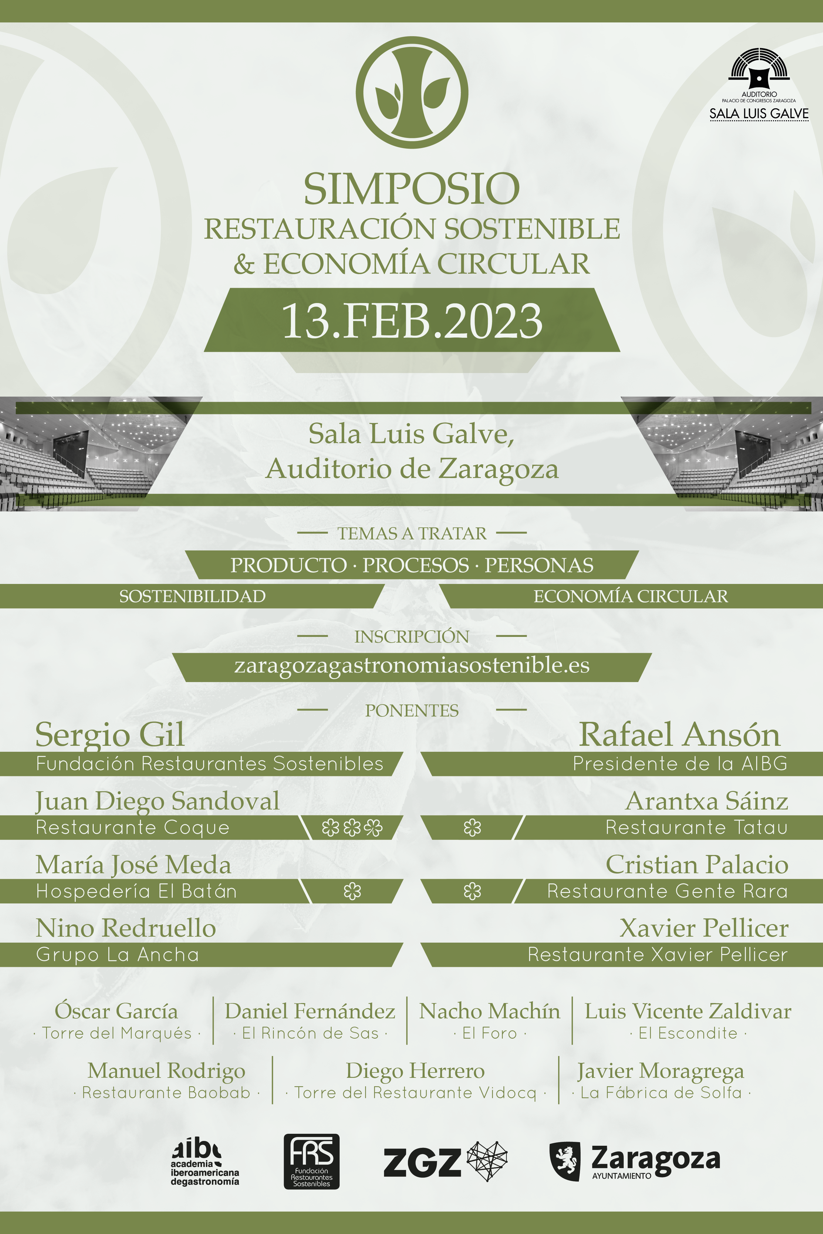 Simposio - Zaragoza | Capital iberoamericana de la Gastronomía Sostenible
